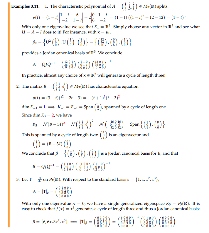 4. In Example 3.11.1, suppose x=⎝⎛abc⎠⎞. Show that | Chegg.com