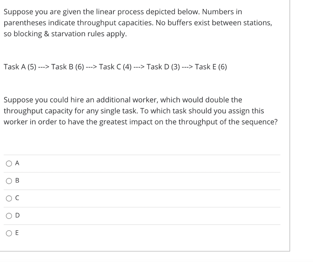 Solved Suppose you are given the linear process depicted | Chegg.com
