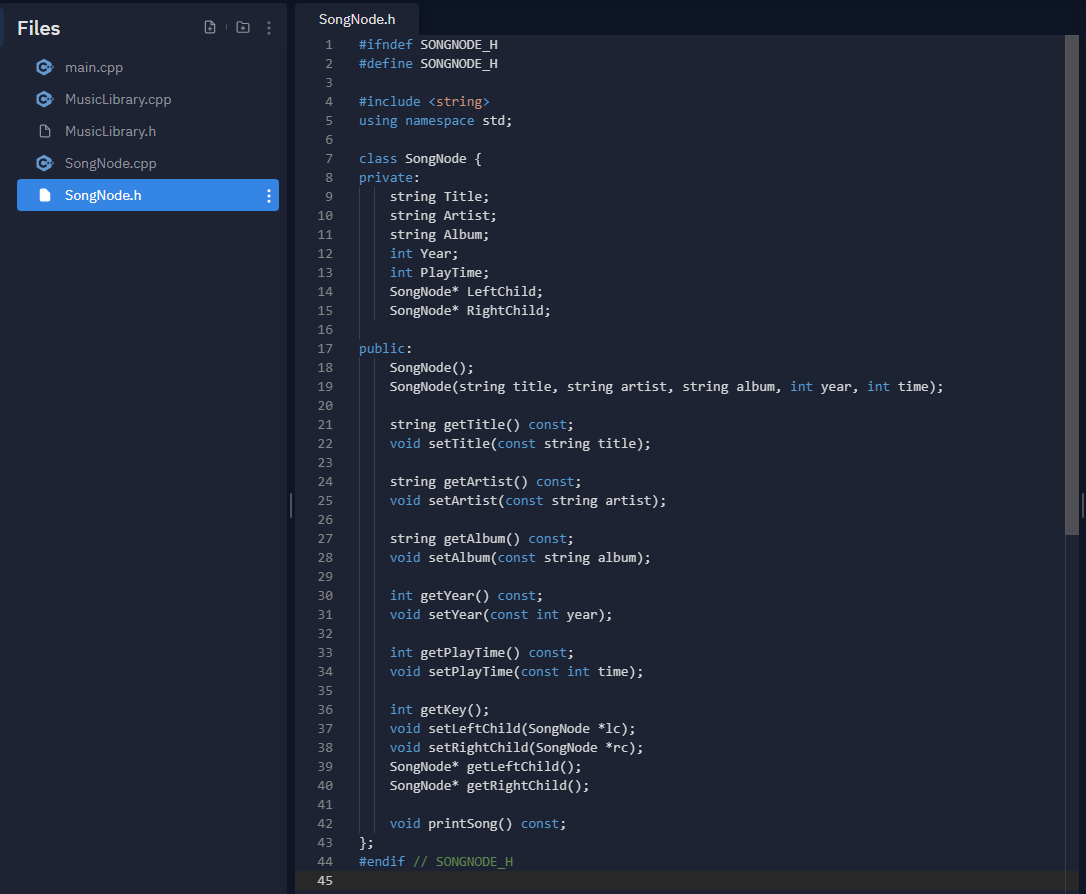 In this lab, we will implement the music library from | Chegg.com