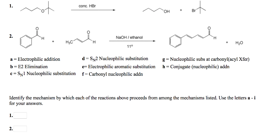 Solved conc. HBr ?? + Br . 0 2. NaOH /ethanol HC~ H H2O 110 | Chegg.com