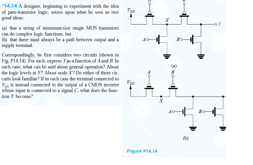 Solved 14.14 A designer, beginning to experiment with the | Chegg.com