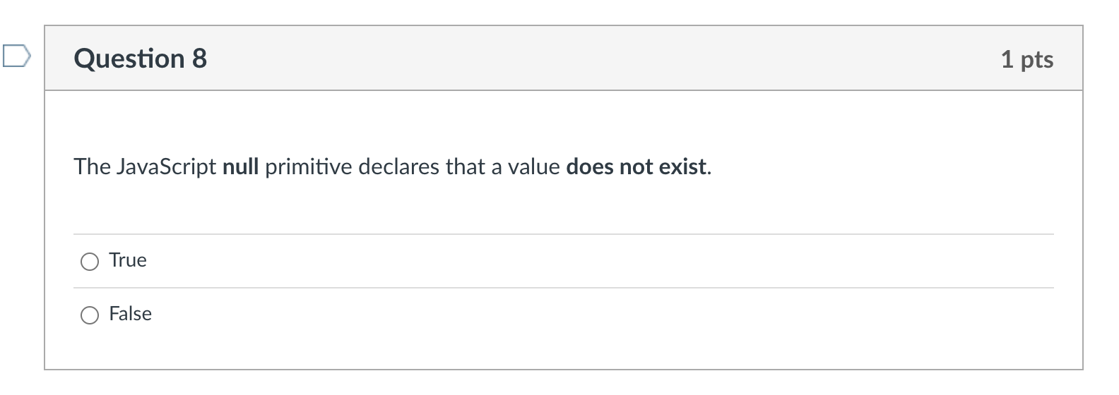 Solved The !== operator is functionally identical to the != | Chegg.com