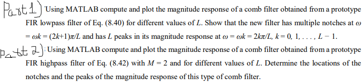 Solved Pax∈1.) Using MATLAB compute and plot the magnitude | Chegg.com