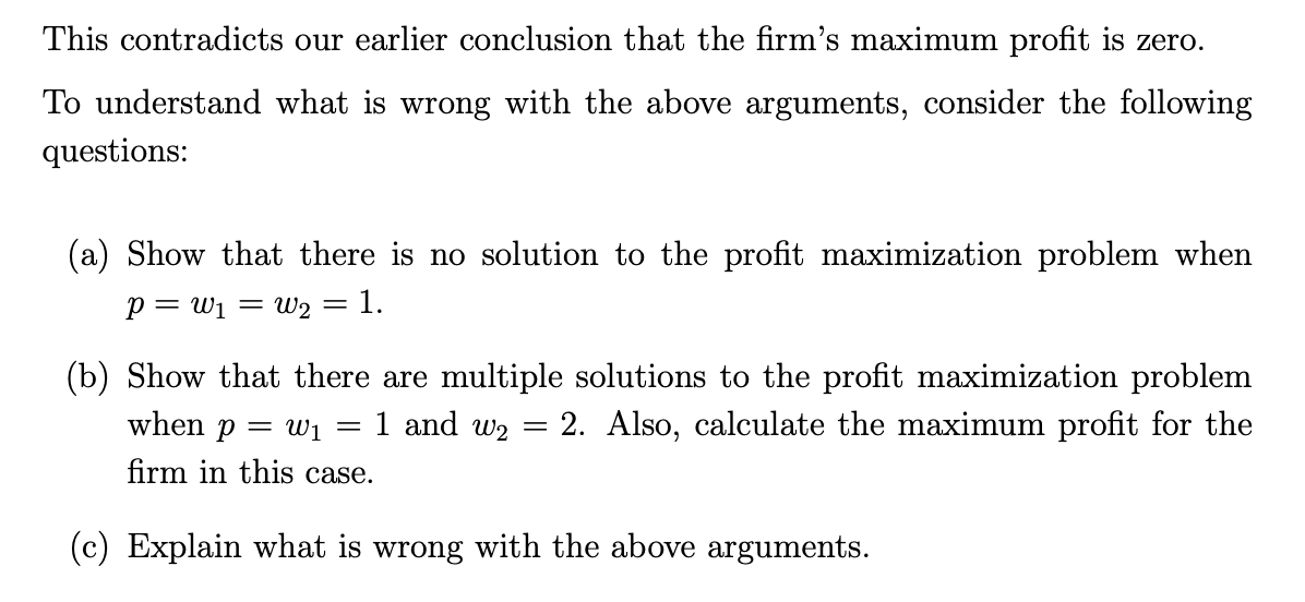 Solved Q6. A Firm Has The Following Production Function: | Chegg.com