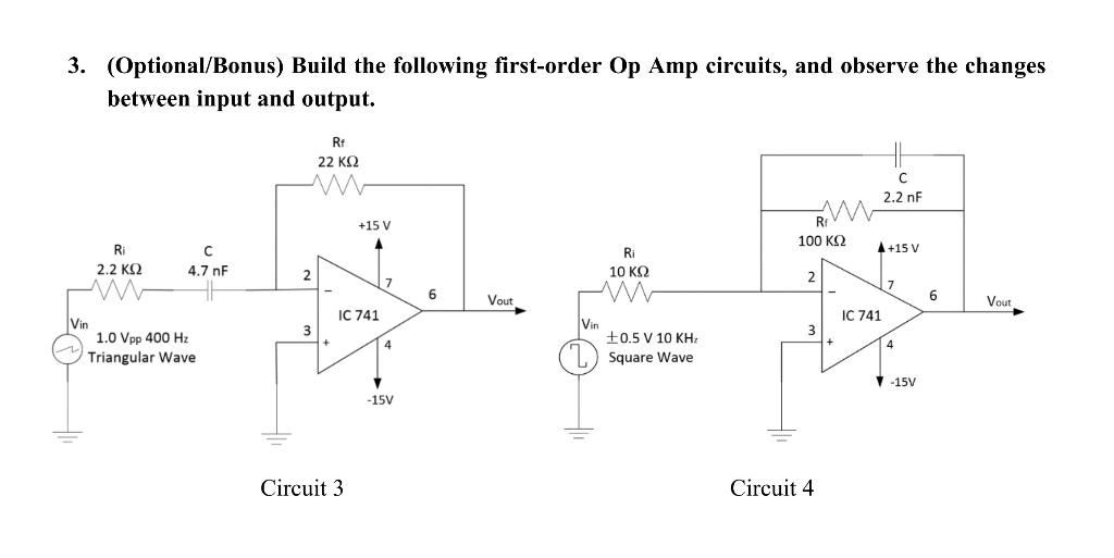 Solved Use AD 795 for LTspice and LM741 for | Chegg.com