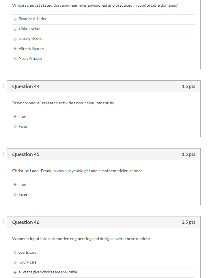 Which scientist stated that engineering is envisioned Chegg