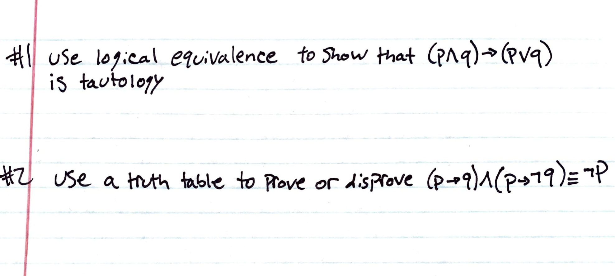 Solved #ll use logical equivalence to show that (png) → | Chegg.com