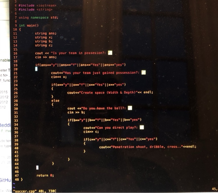 Solved Please help me understand the problem with my code. I | Chegg.com