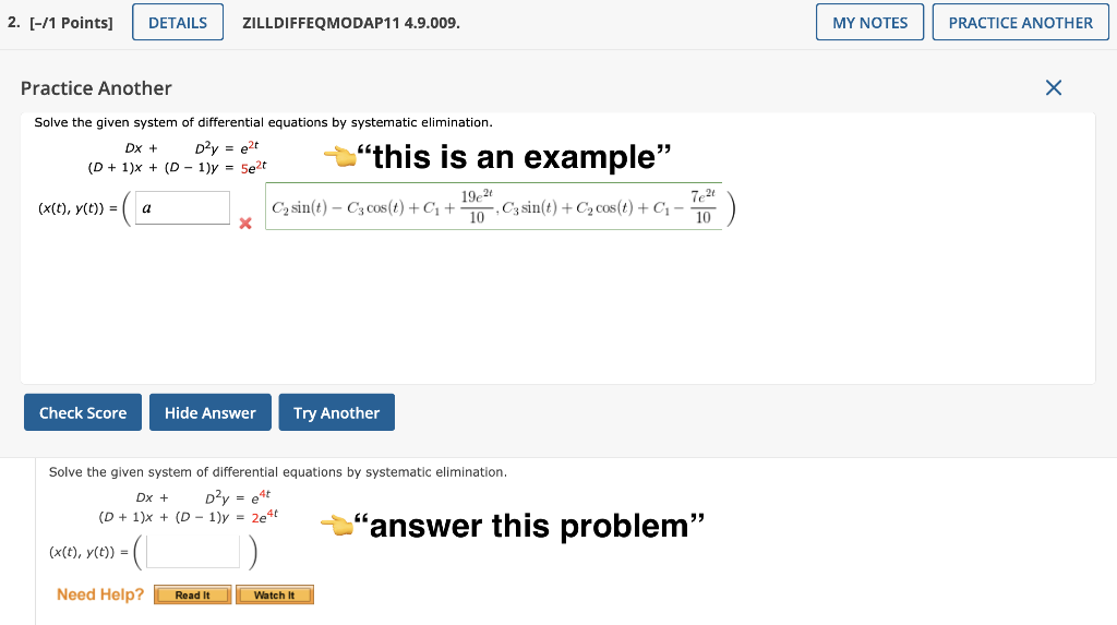 solve the system of differential equations calculator