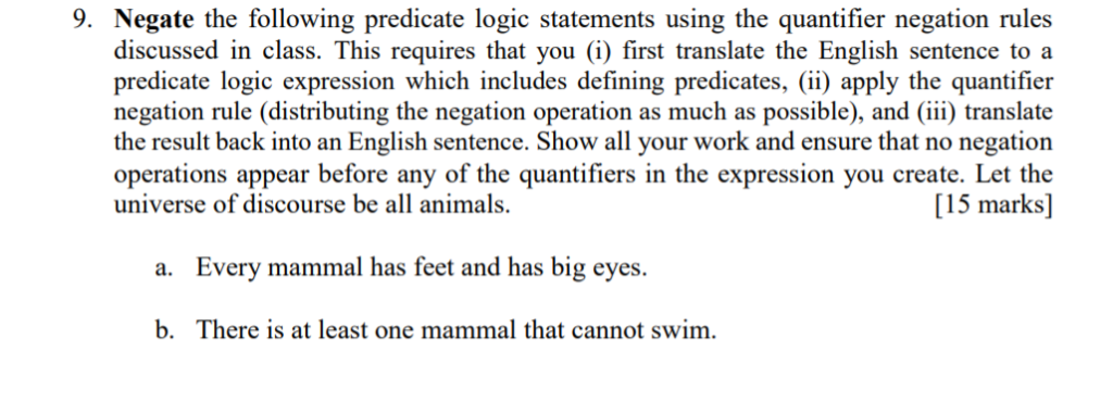 solved-9-negate-the-following-predicate-logic-statements-chegg