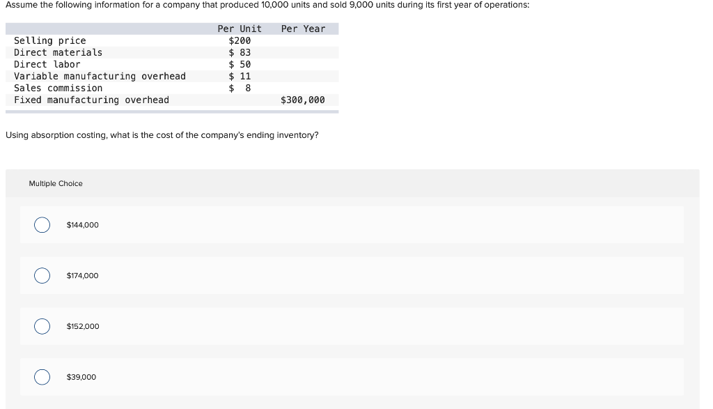 solved-assume-the-following-information-for-a-company-that-chegg