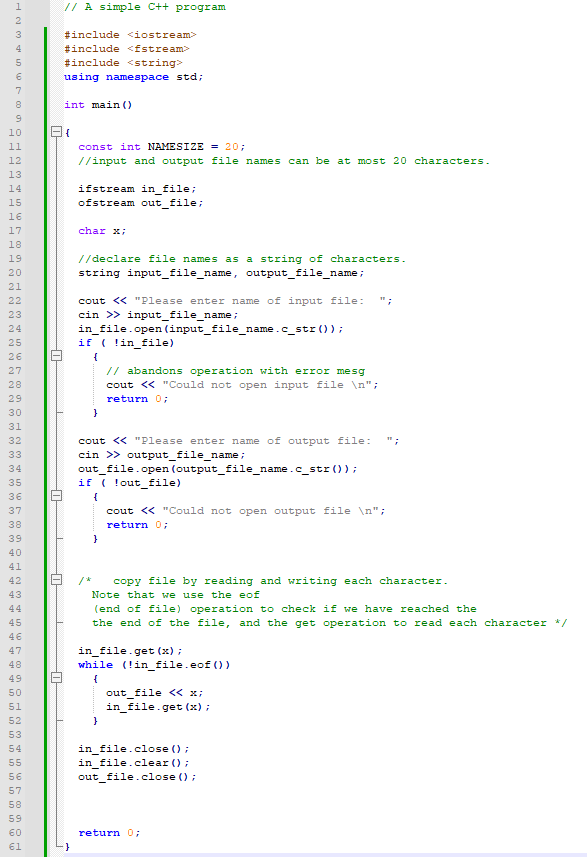 Solved // A simple C++ program \#include \#include | Chegg.com