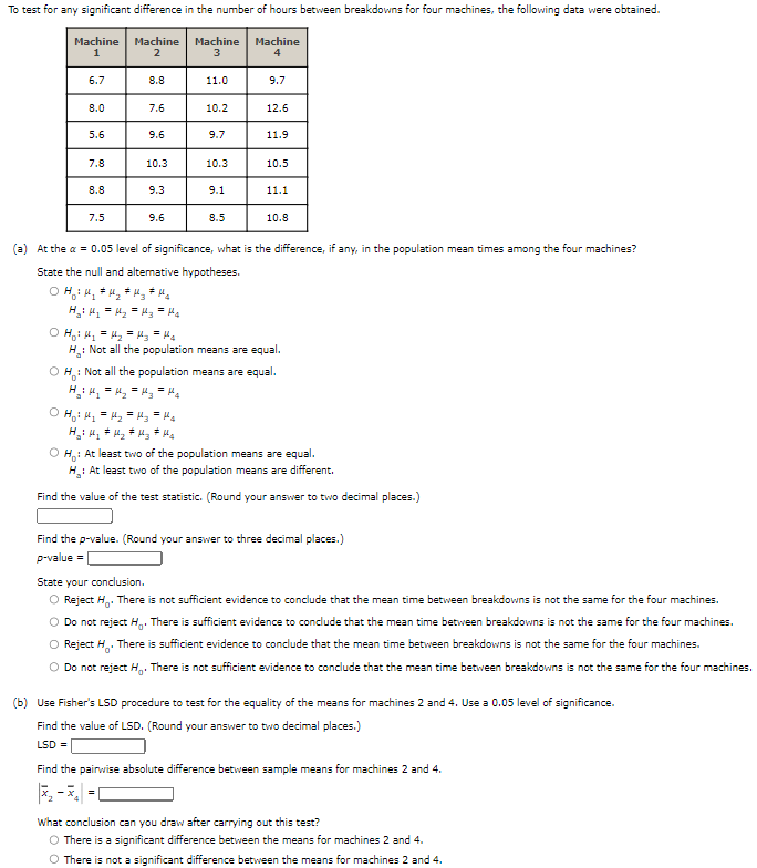 Solved (a) Use these data to test whether the population | Chegg.com