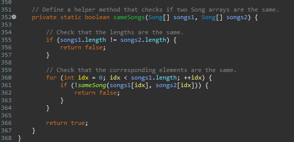 Solved Playlist Class Each Playlist object contains a | Chegg.com