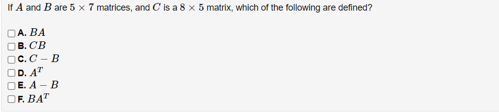 Solved Compute A - B Where 6 10 A= 4= [0] B= [-19] 2 A B | Chegg.com