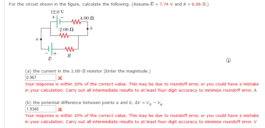 Solved + For the circuit shown in the figure, calculate the | Chegg.com