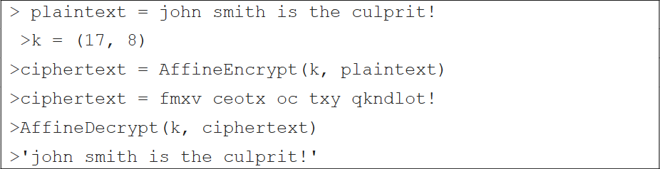 Solved A) Implementation Of The Affine Cipher- Encryption | Chegg.com