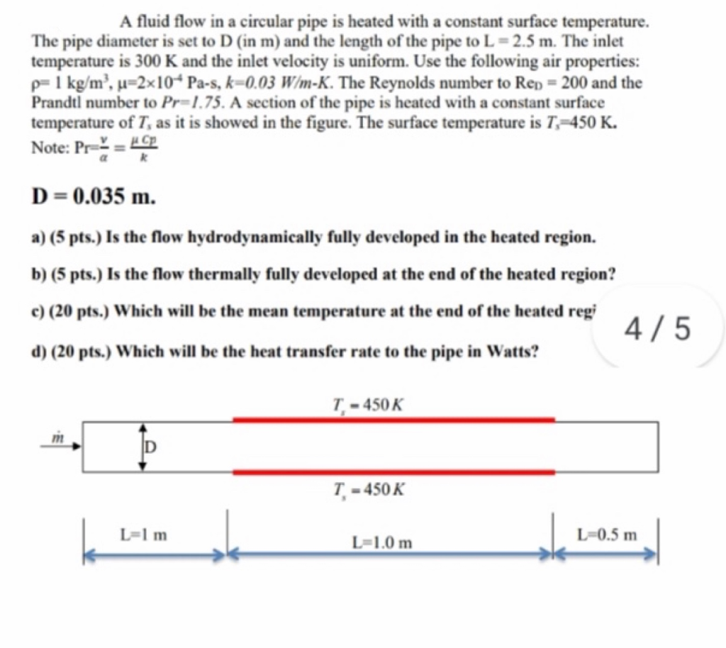 solved-a-fluid-flow-in-a-circular-pipe-is-heated-with-a-chegg