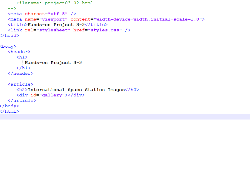 Hands-on Project 3-2 Figure 3-19 Completed Project | Chegg.com