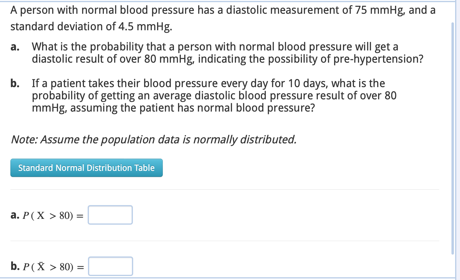 Normal diastolic deals