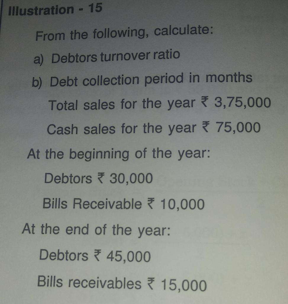 Solved Illustration 15 From the following, calculate a)