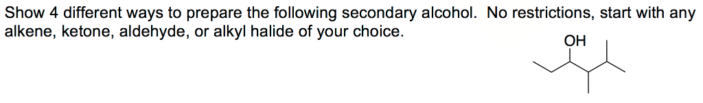 Solved Show 4 Different Ways To Prepare The Following Chegg Solved Show 4 Different Ways To Prepare The Following Chegg