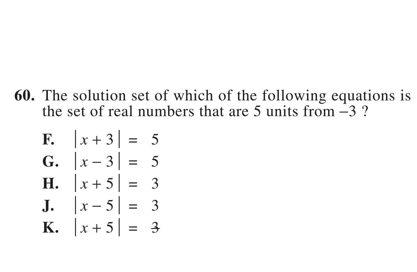 which number line shows the solution set for h 3 5