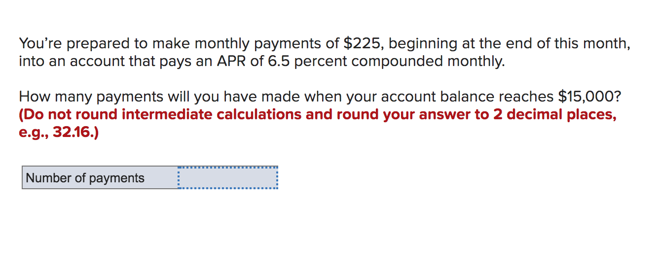 solved-you-re-prepared-to-make-monthly-payments-of-225-chegg