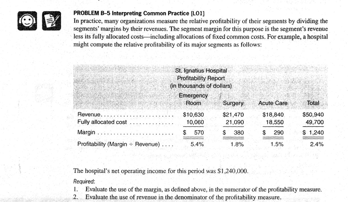 Solved PROBLEM B-5 Interpreting Common Practice [LO1] In | Chegg.com