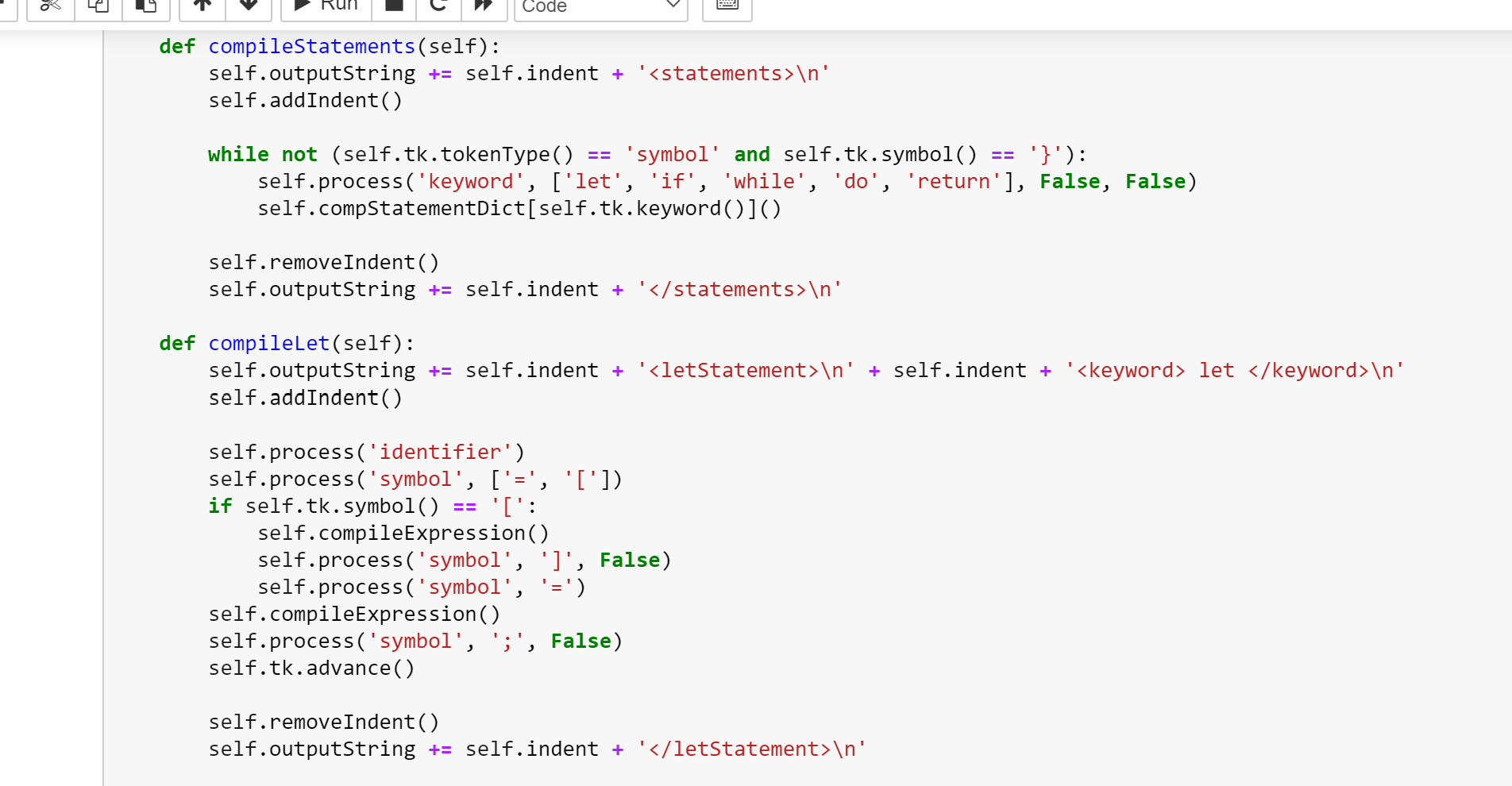 Solved ]: import os import sys class JackTokenizer: def | Chegg.com