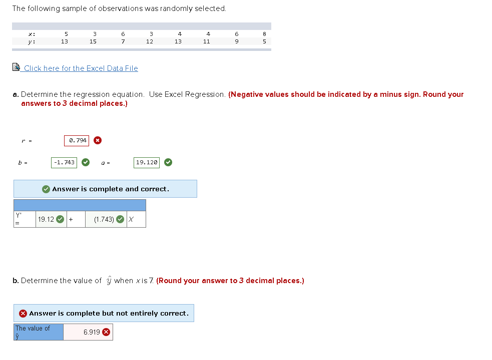Solved The Following Sample Of Observations Was Randomly Chegg Com