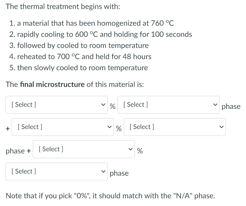 Solved From The Isothermal Transformation Diagram, Answer | Chegg.com