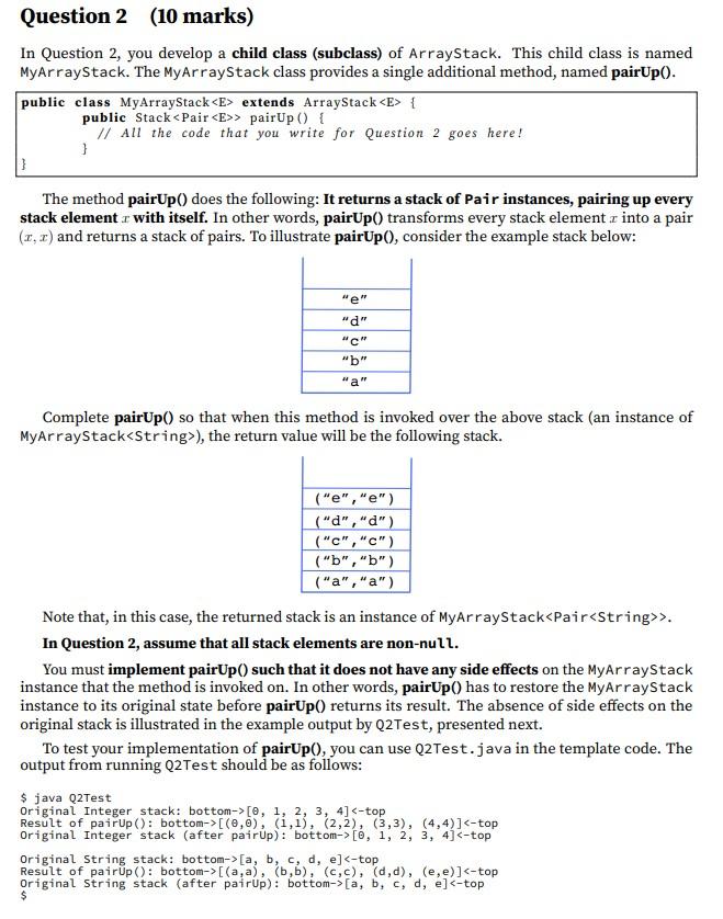 Solved Question 2 (10 marks) In Question 2, you develop a | Chegg.com