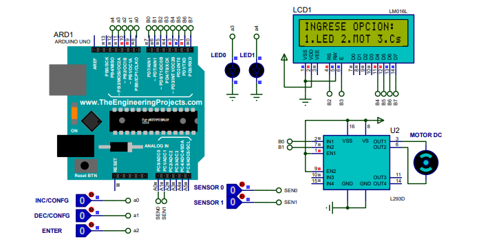 Make code in arduino from a menu on lcd screen: -It | Chegg.com