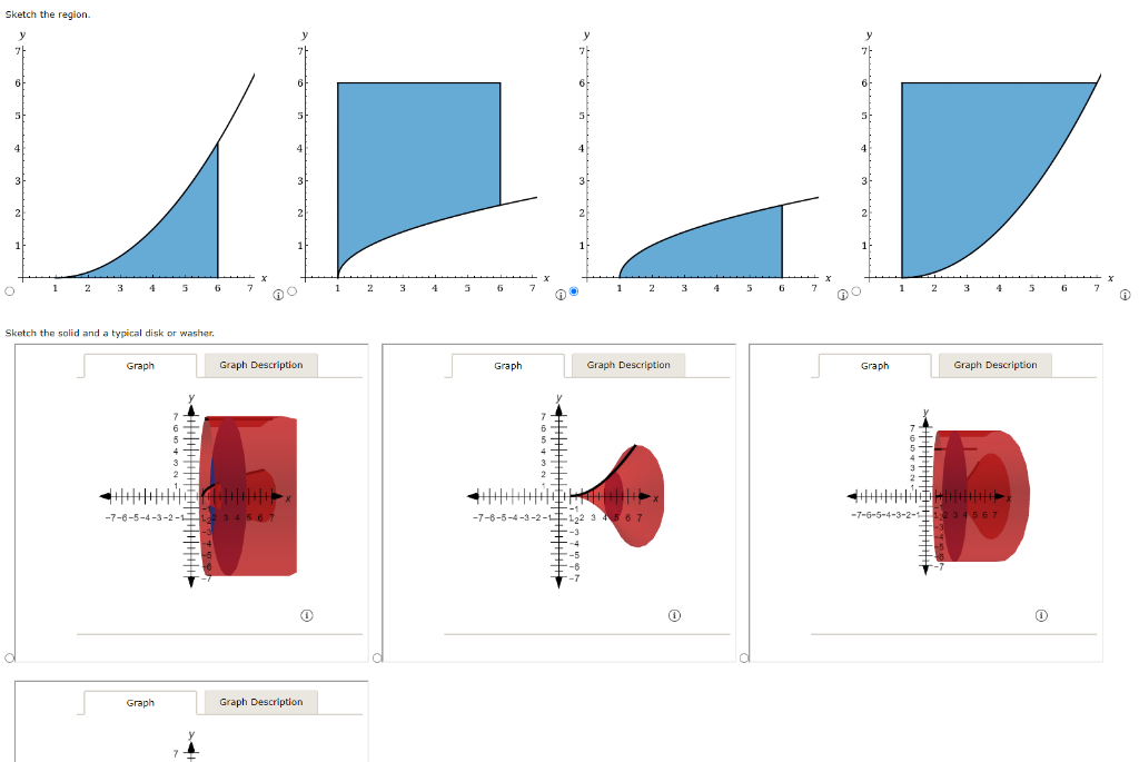 Solved Consider the solid obtained by rotating the region | Chegg.com