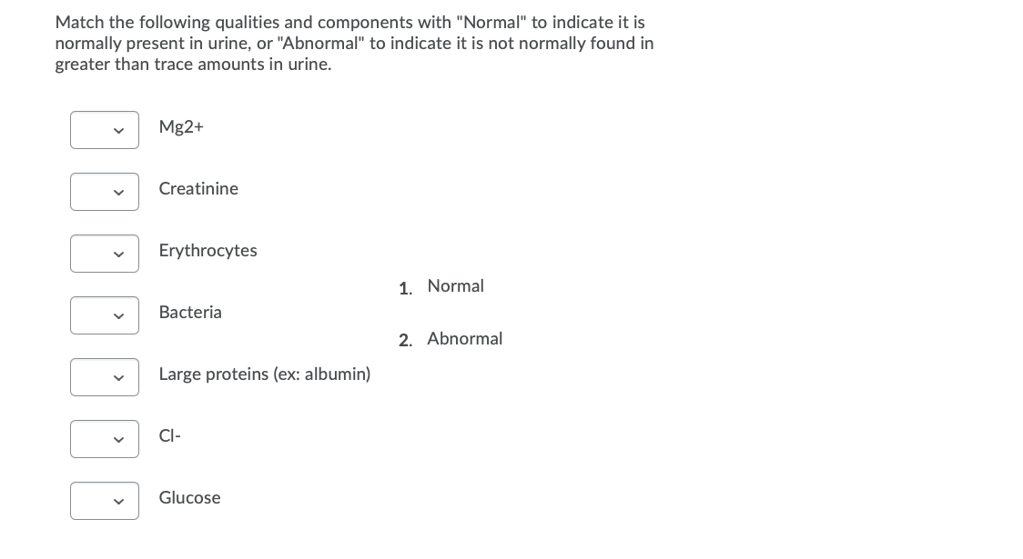 Solved based on the virtual urinalysis lab by terry wiseth chegg