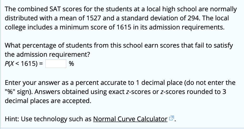 solved-a-distribution-of-values-is-normal-with-a-mean-of-chegg