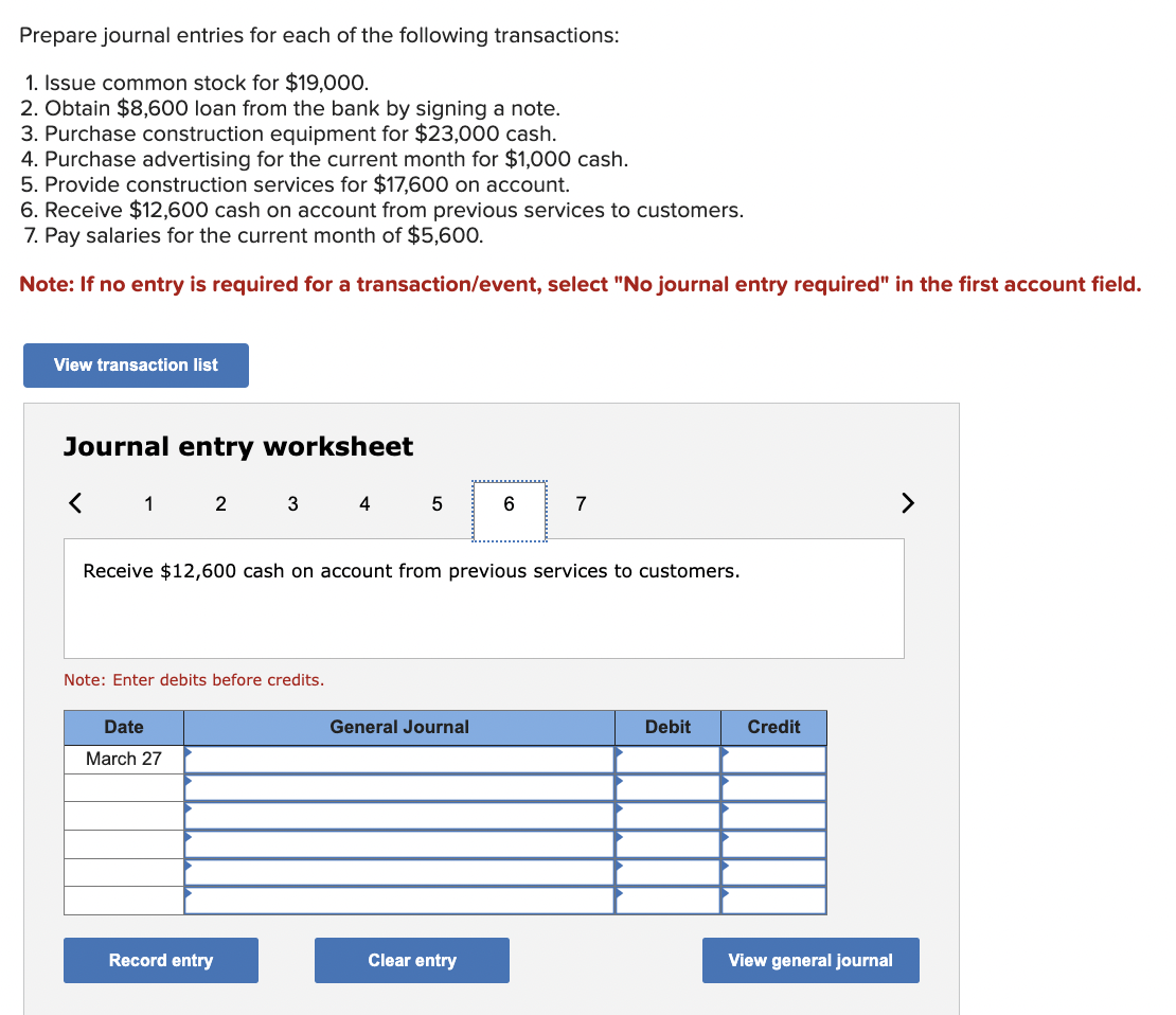 Solved Prepare journal entries for each of the following | Chegg.com