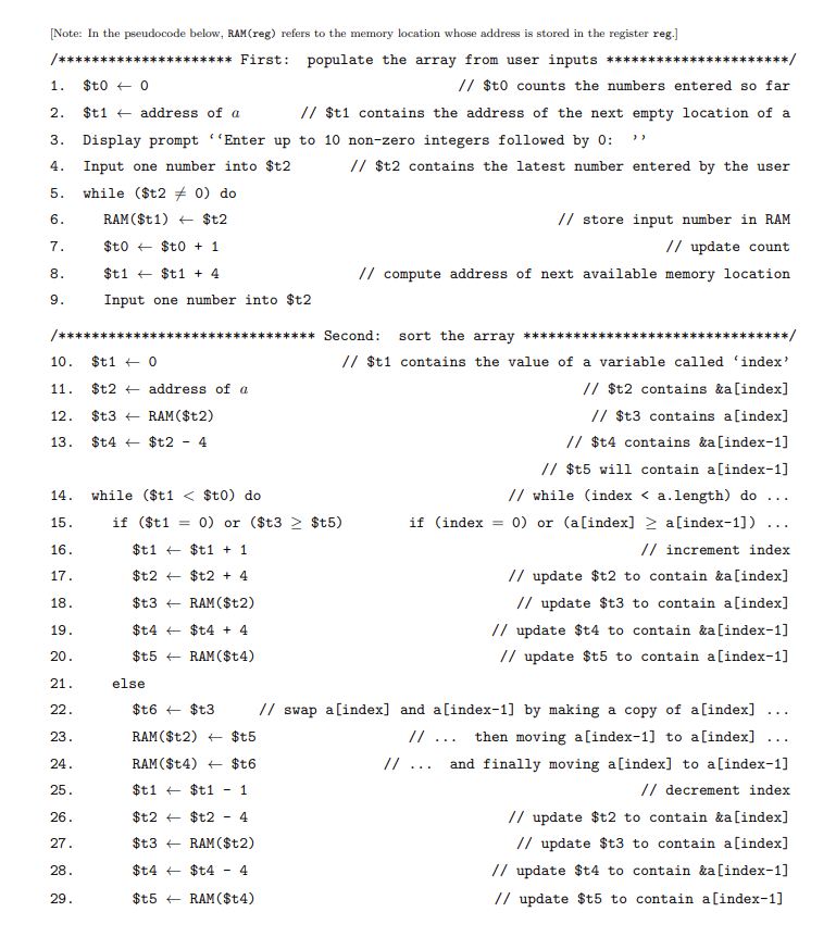 In MIPs, you can only use registers $v0, $a0, and $a1 | Chegg.com