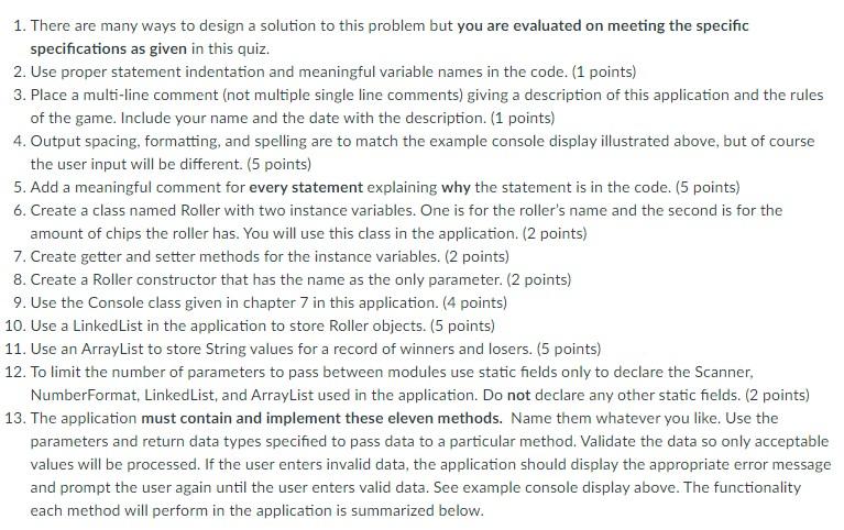 Solved Can you help me create this application in Java | Chegg.com