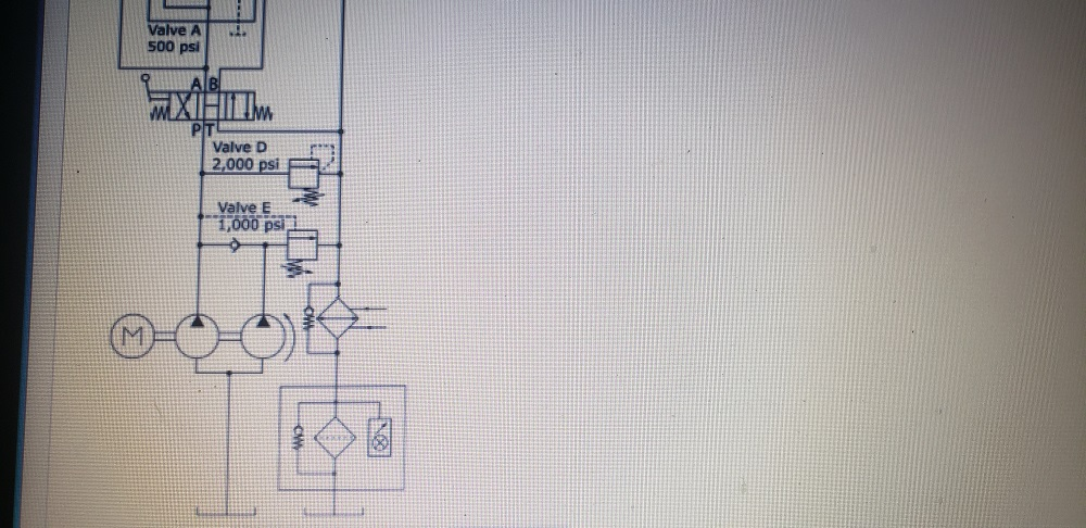 Solved QUESTION 10 The following hydraulic system has two | Chegg.com