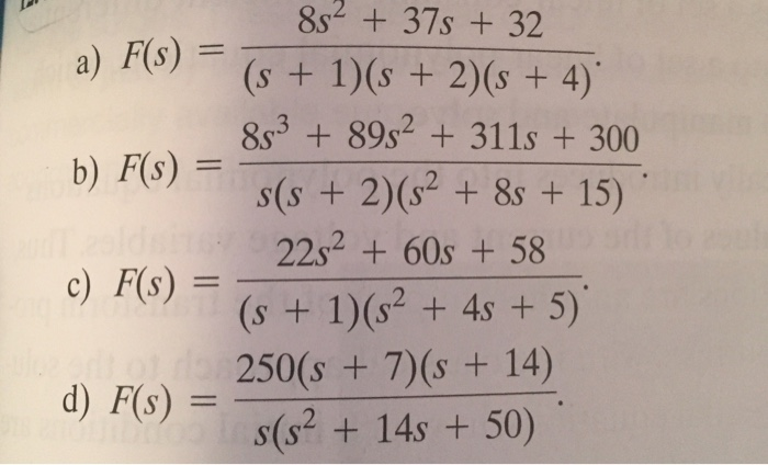 Solved 12.52) Apply the initial- and Gnal -velue thearems to