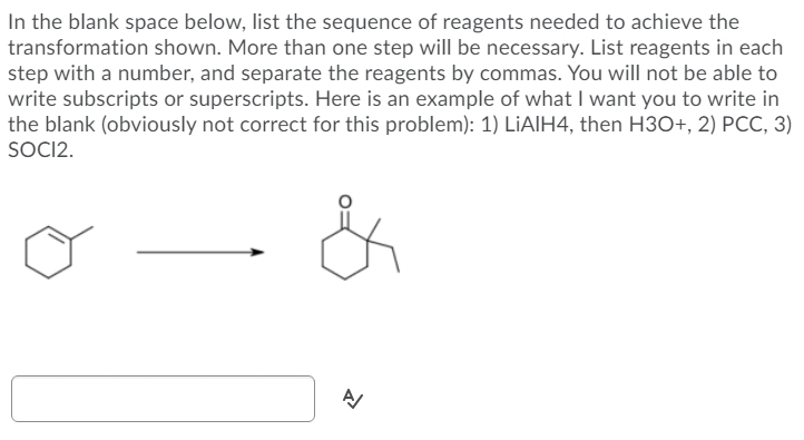 Solved In the blank space below, list the sequence of | Chegg.com