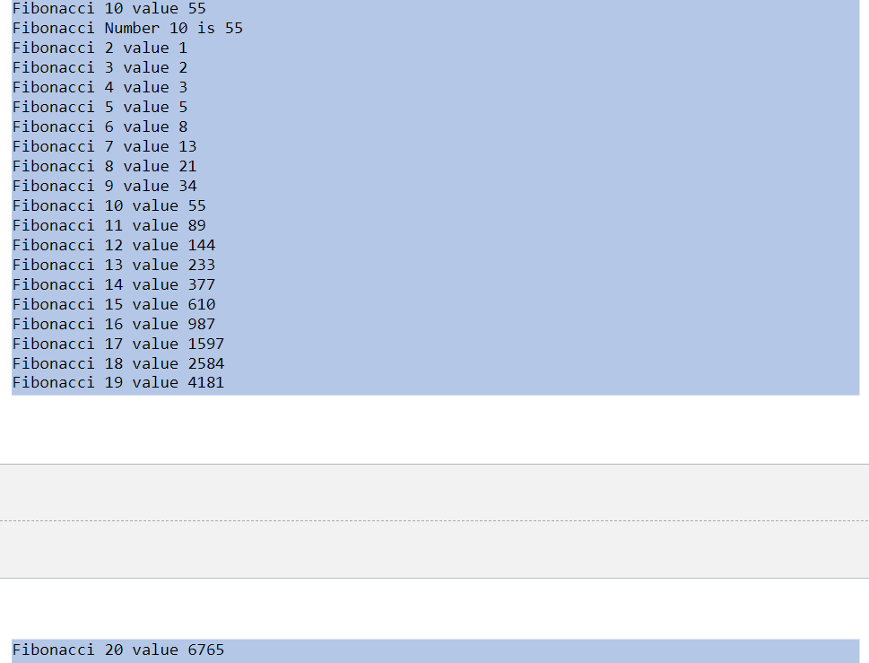 Solved Please finish Part 2 Implement fib. The program | Chegg.com
