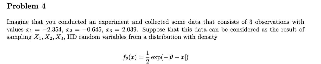 Solved Problem 4 Imagine that you conducted an experiment | Chegg.com