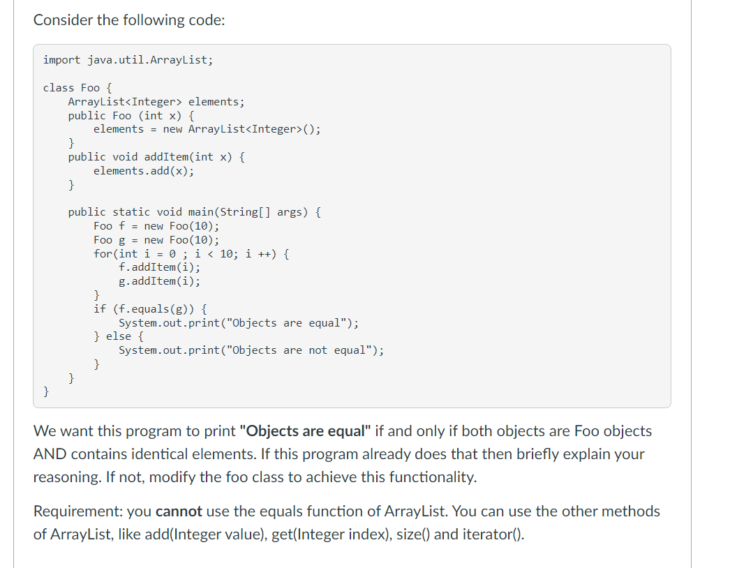 Solved Consider the import Chegg.com