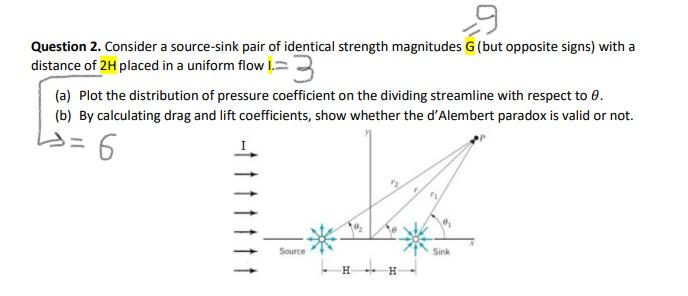 Solved Question 2. Consider a source-sink pair of identical | Chegg.com
