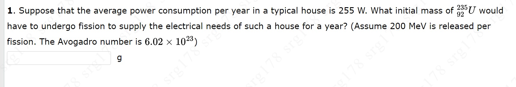 Solved 1. Suppose that the average power consumption per | Chegg.com