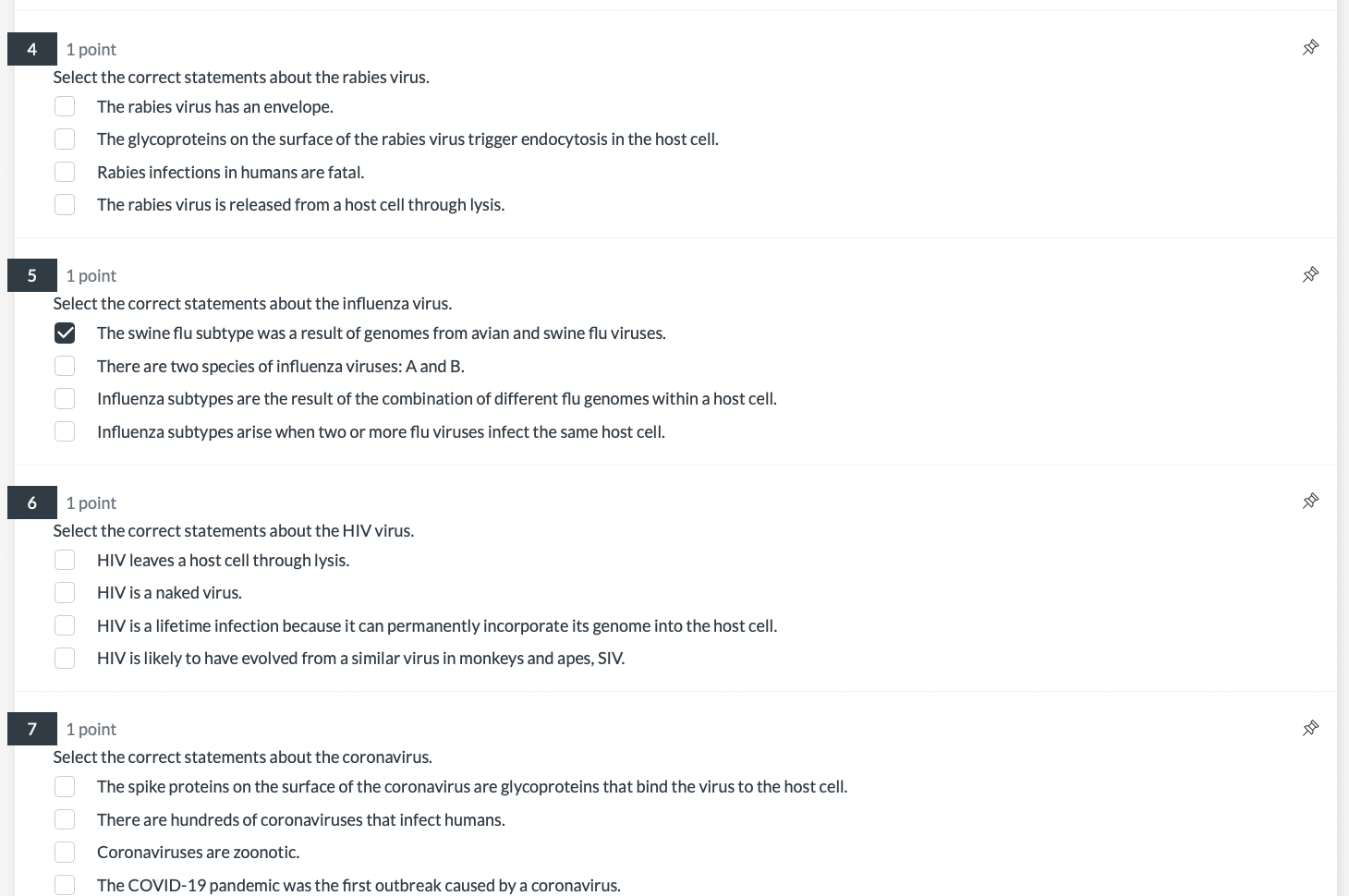 Solved Select the correct statements about the rabies | Chegg.com