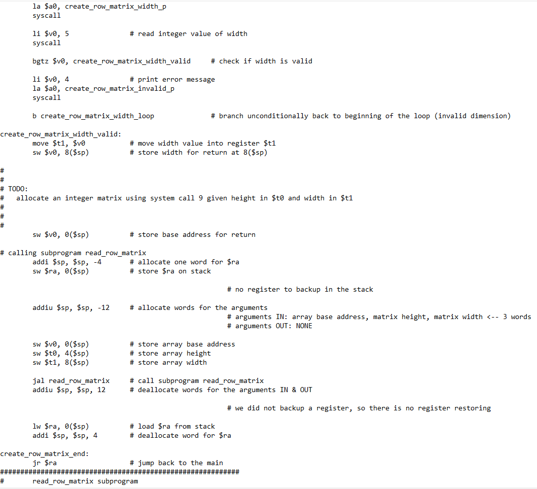 Solved # calling a subprogram get_element to return array | Chegg.com